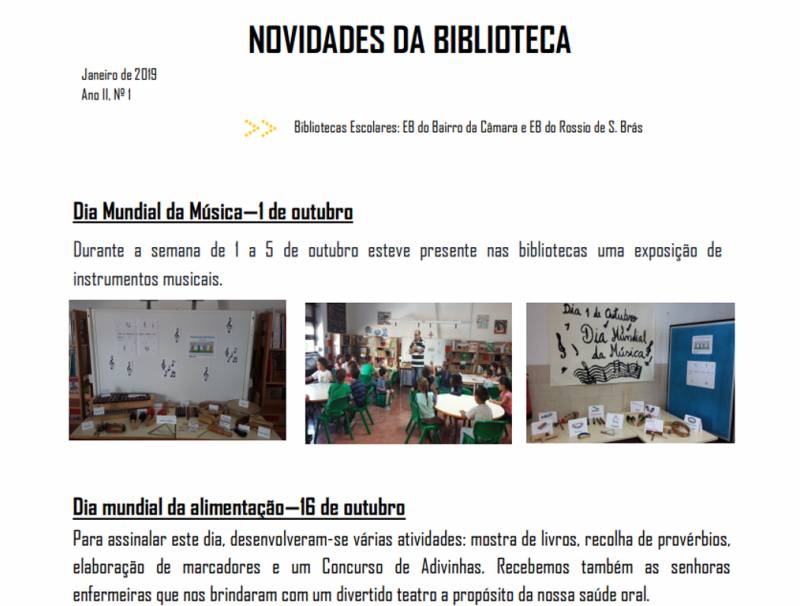 newsletter camara e rossio